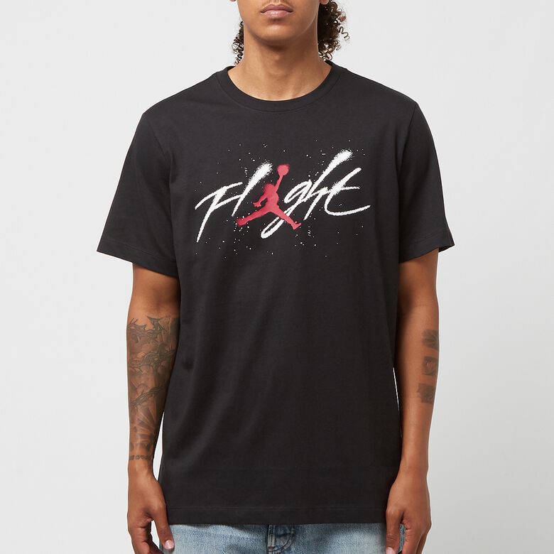 JORDAN Air Jordan Graphic T-Shirt black/white/gym red