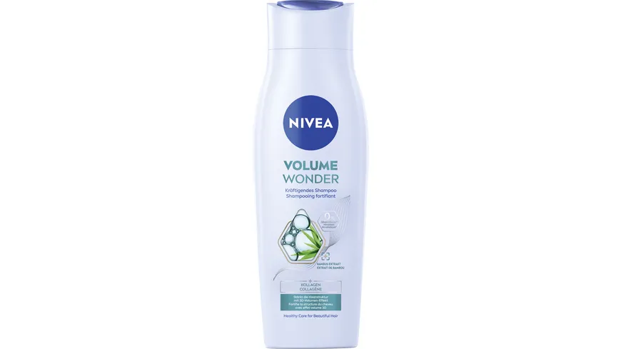 NIVEA Volumen&Kraft Shampoo Glanz Serum feines plattes Haar 250 ml