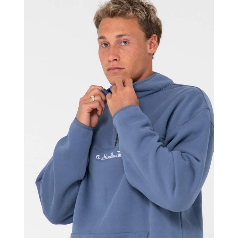 RUSTY RS RELAXED 1/4 ZIP SUPER FLEECE Fleecepullover Herren