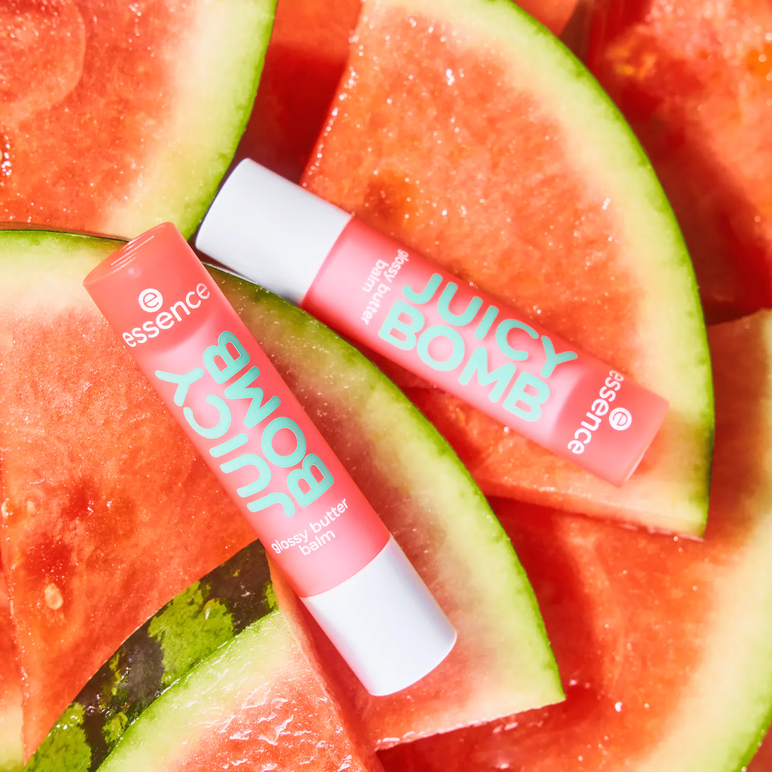 Essence Juicy Bomb Glossy Butter Balm, One In A Melon