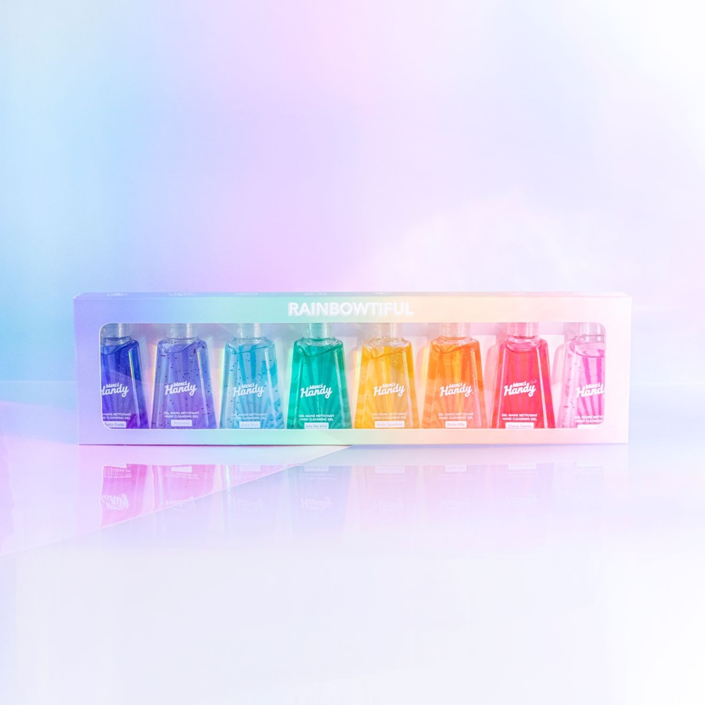 Merci Handy Kit Rainbowtiful Gels mains nettoyants