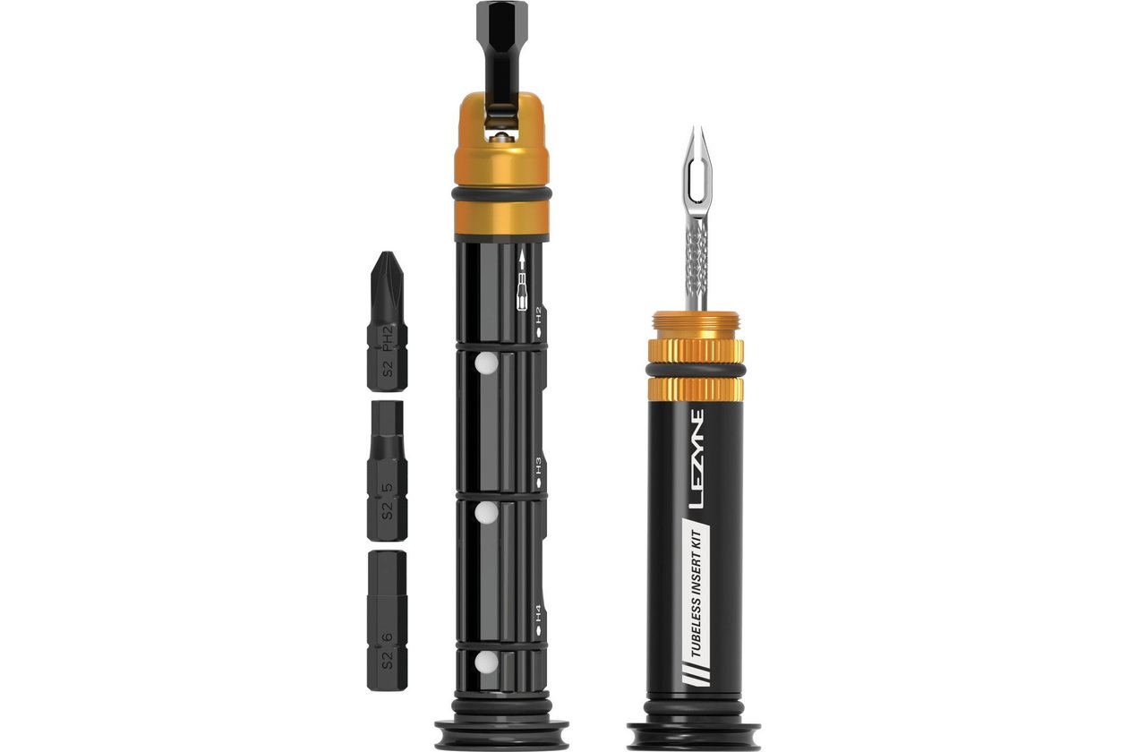 Lezyne BarPlug Minitool + Tubeless Dual Insert Kit - M