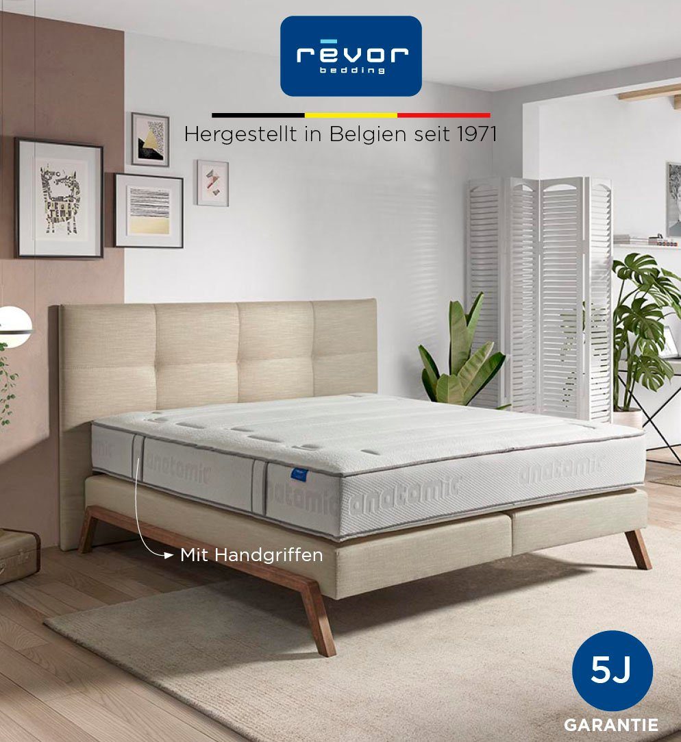 Taschenfederkernmatratze Aero Anatomic 1500 Viscogel, Revor Bedding, 26 cm hoch, Matratze mit dynamischem ANATOMIC Federkern, verschiedene Größen