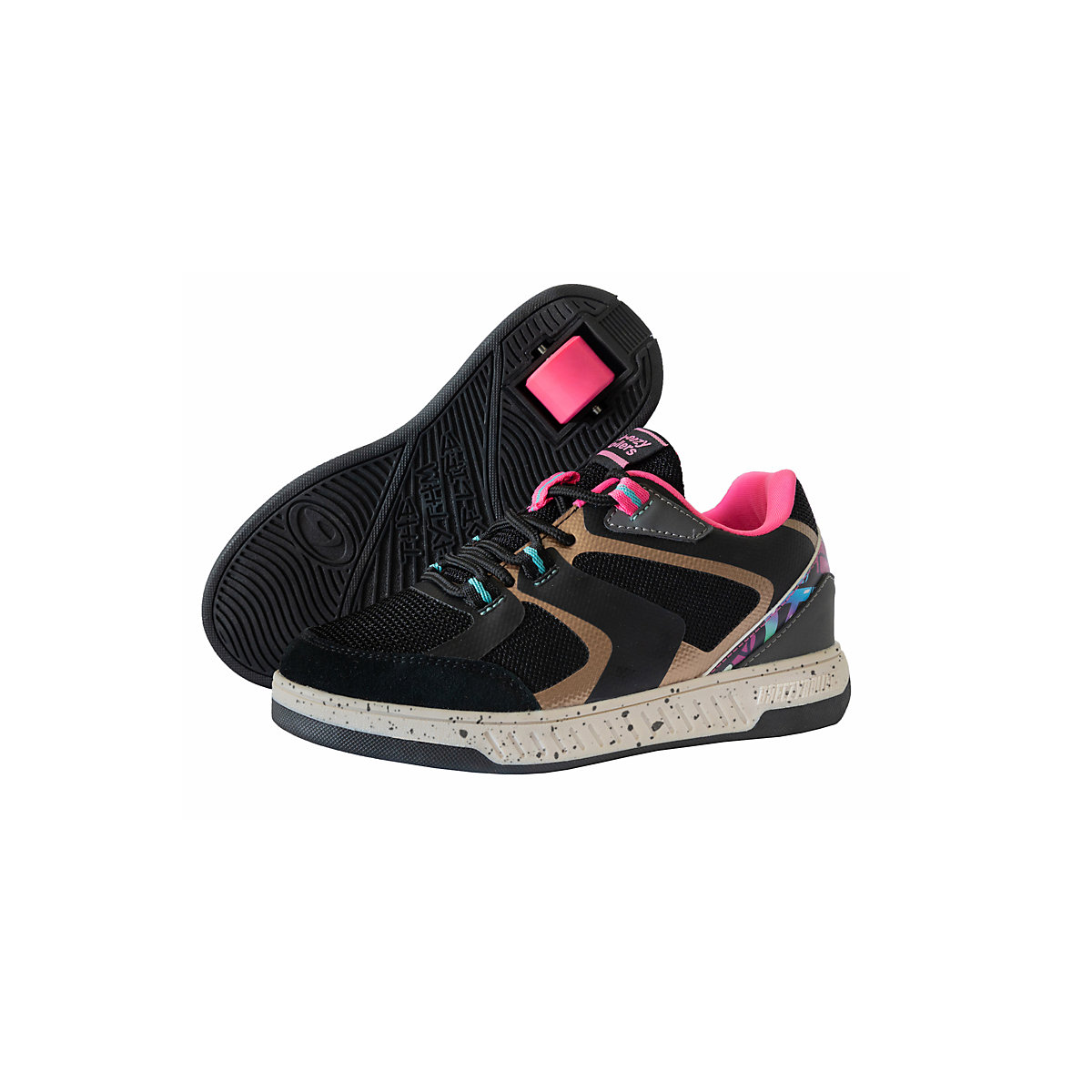 Schuhe mit Rollen 