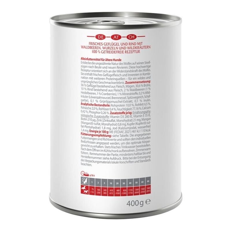 Wolf of Wilderness 'Expedition' Einzeldose 1 x 400 g
