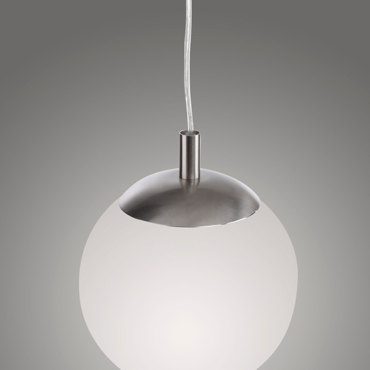 JUST LIGHT JUST LIGHT. Pendelleuchte mit MIKA Leuchtmittel 1xE27/10Watt/2700-5000K, Ø20cm,  IP20, Stahl
