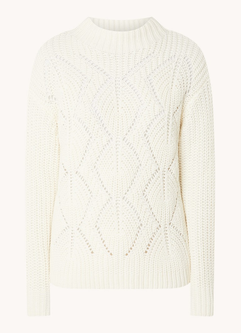 Pulover gros Laurelia, creat de Gerard Darel, confecționat dintr-un amestec de lână.