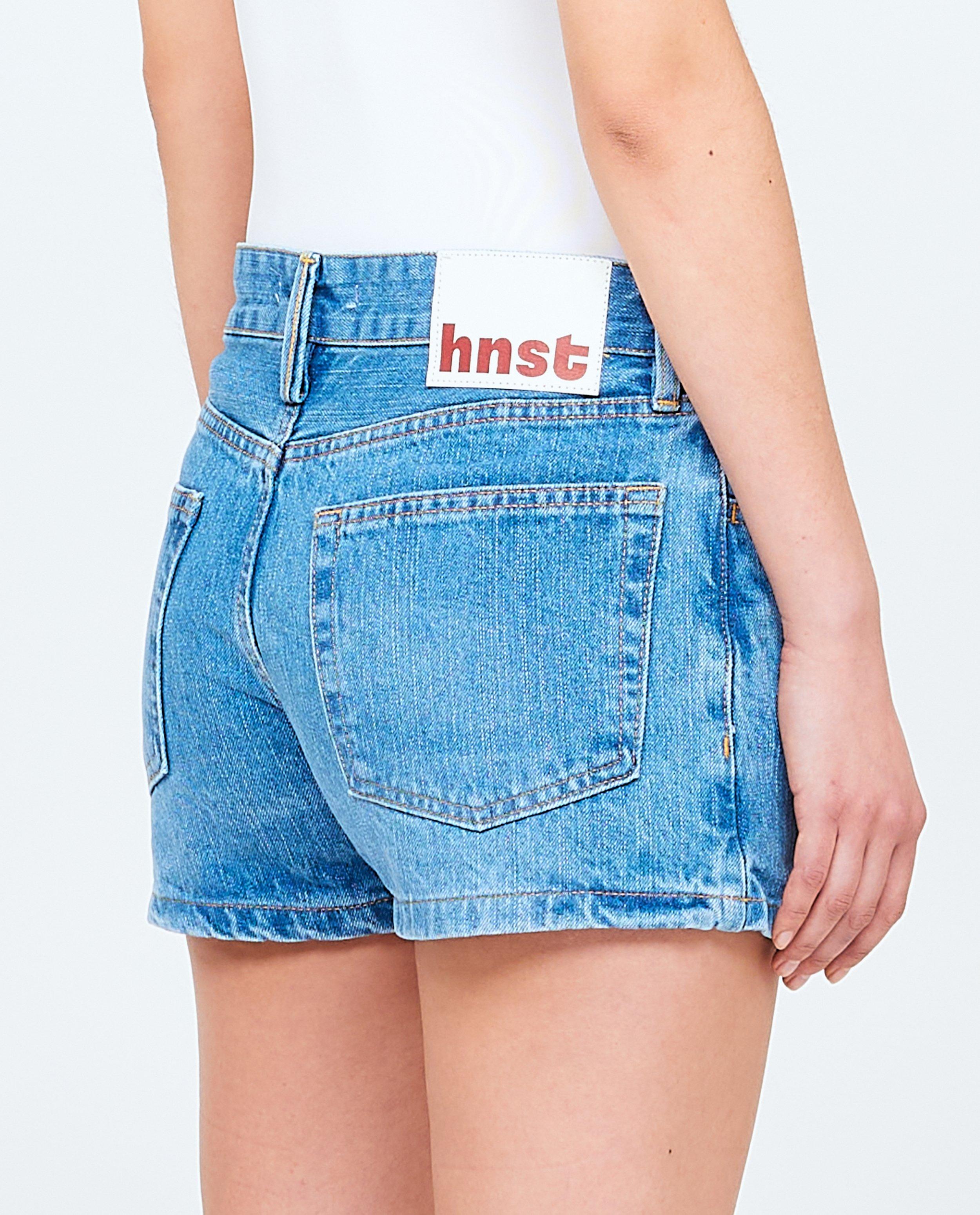 HNST Blå jeansshorts blå