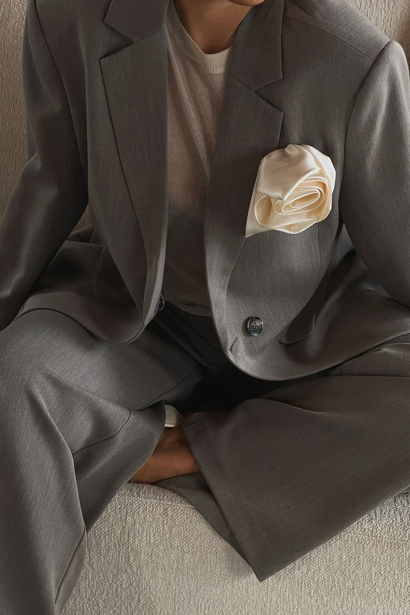 Fitted Overlap Blazer