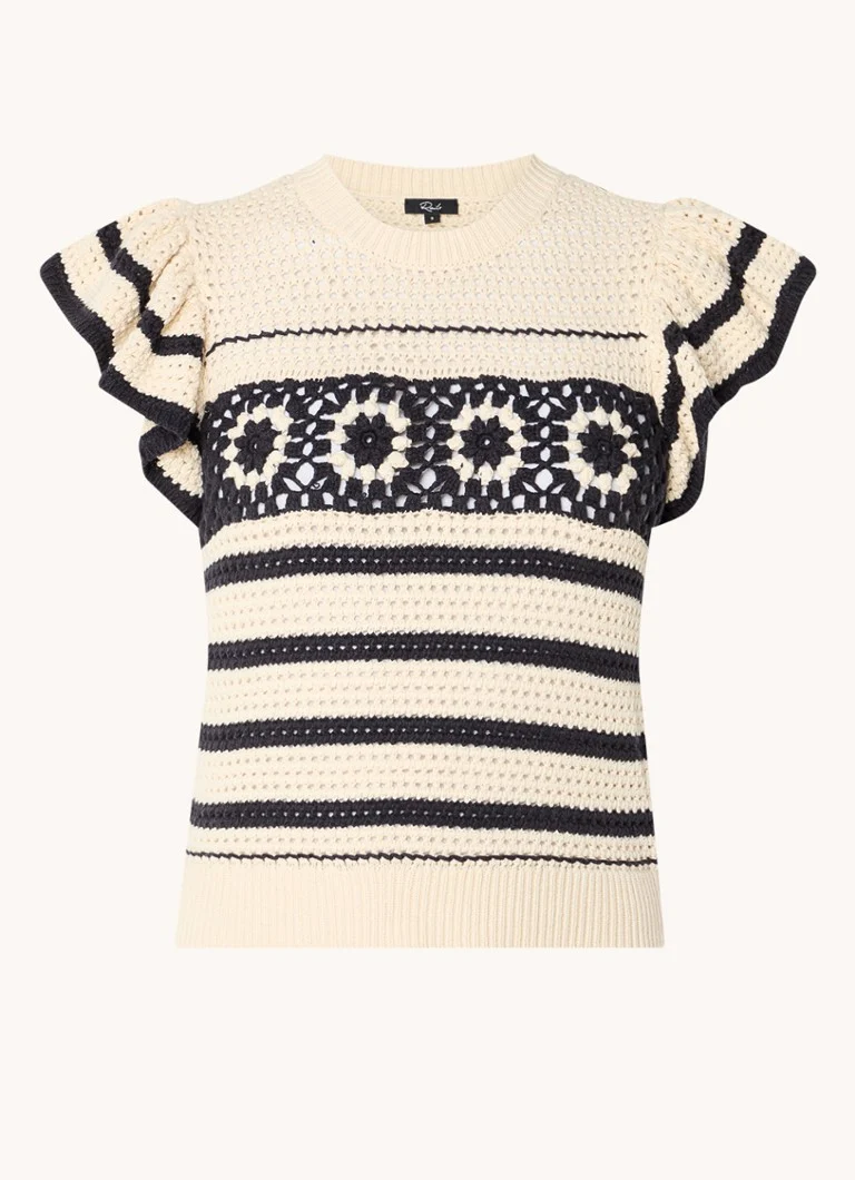 Rails Penelope chunky knit top with openwork design