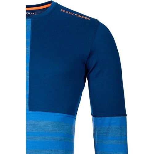 HERREN UNTERHEMD 185 ROCK'N'WOOL LONG SLEEVE M