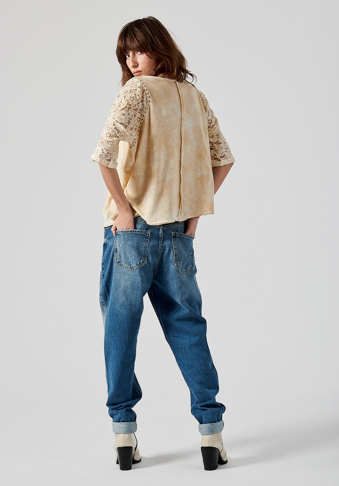 FADOL  T-shirt écru femme
