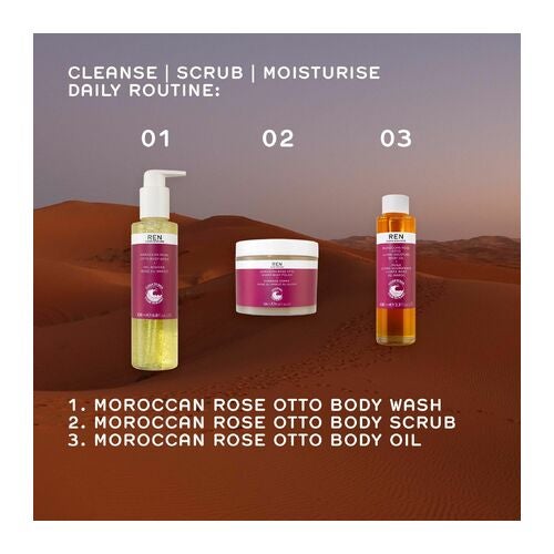 REN Moroccan Rose Otto Ultra-Moisture tělový olej 100 ml