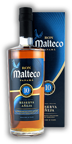Malteco Reserva Aneja Suave 10 Anos 40% Malteco Reserva Aneja Suave 10 Anos 40% Weicher Rum aus Panama mit sympathischer Süße und schöner Länge. Alter 10 J. - 0,7	 Liter - Vol 40%