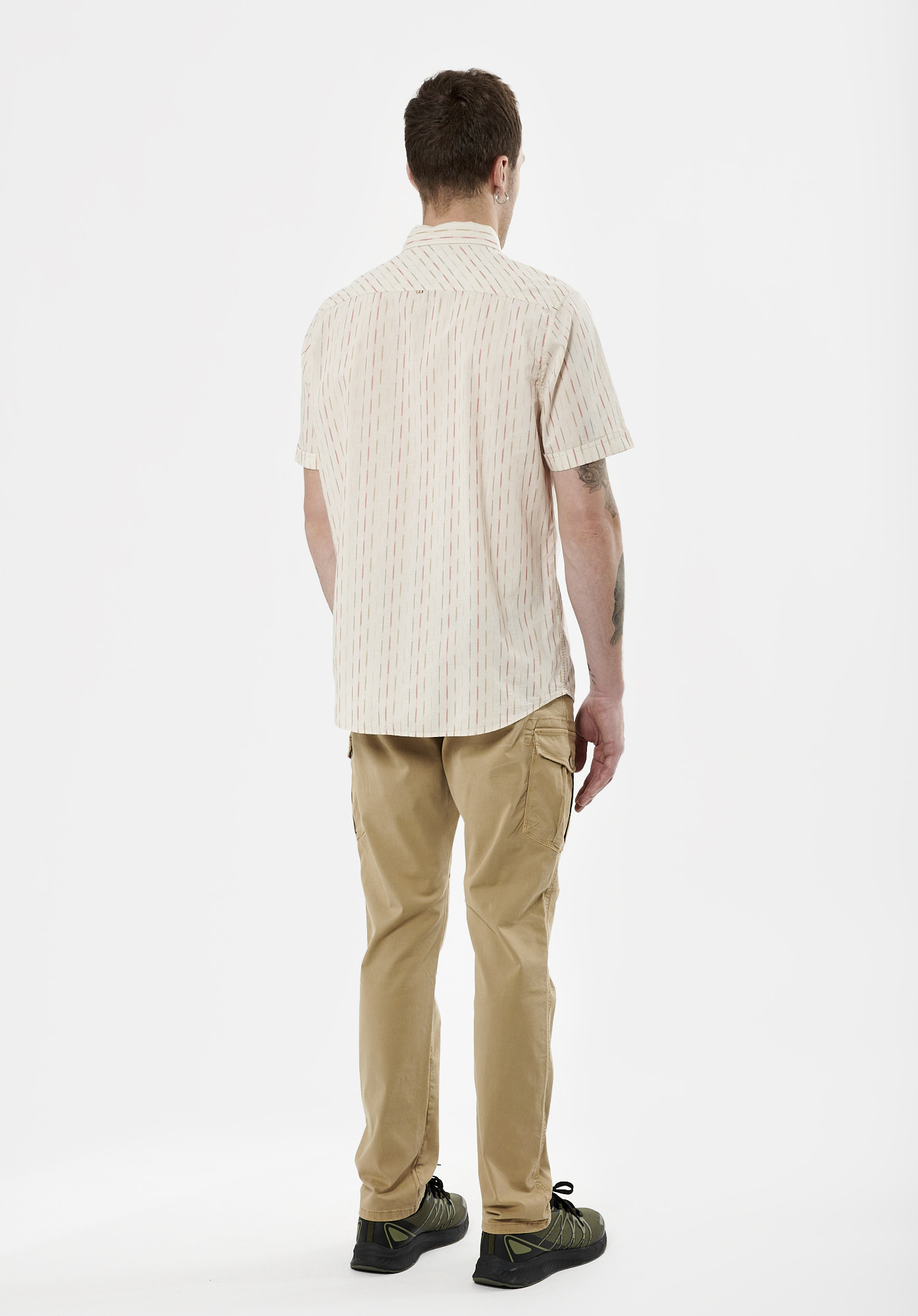 MILAN  Chemise beige Homme en 100% coton