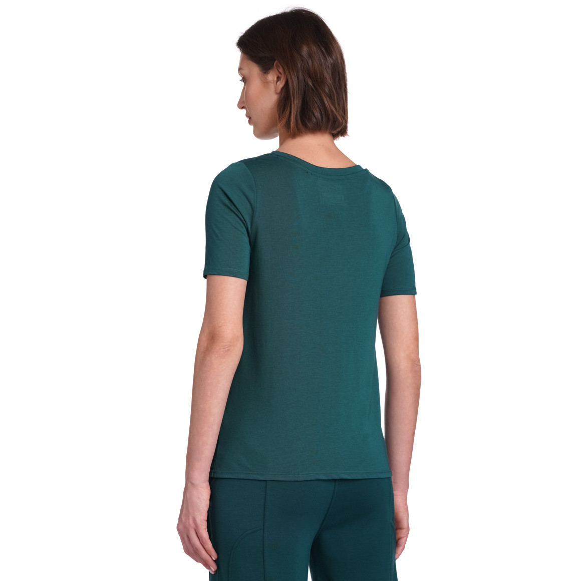 Damen Yoga-T-Shirt mit Knotendetail