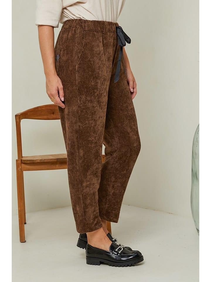 Curvy Lady Hose in Braun günstig kaufen