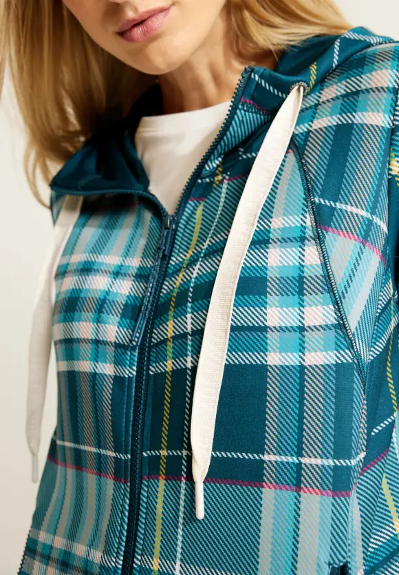 CECIL Sportive Print Sweatjacke
