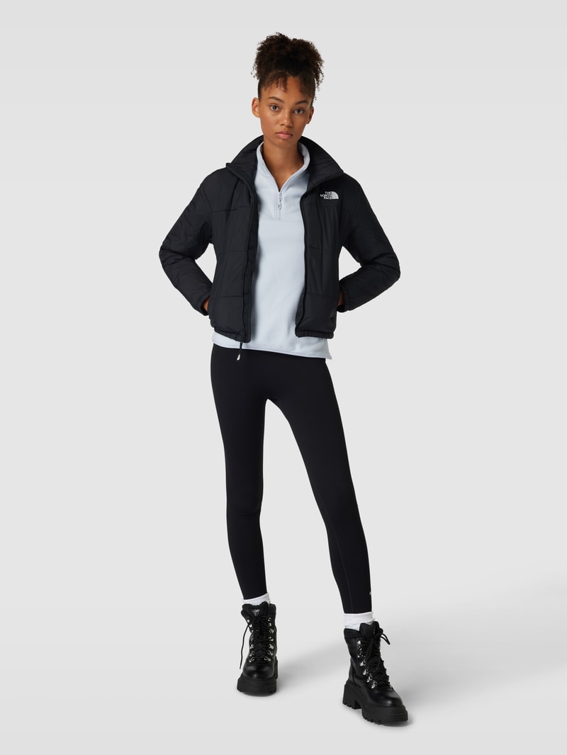Sweatshirt mit Label-Stitching Modell 'DUSTY' in hellblau