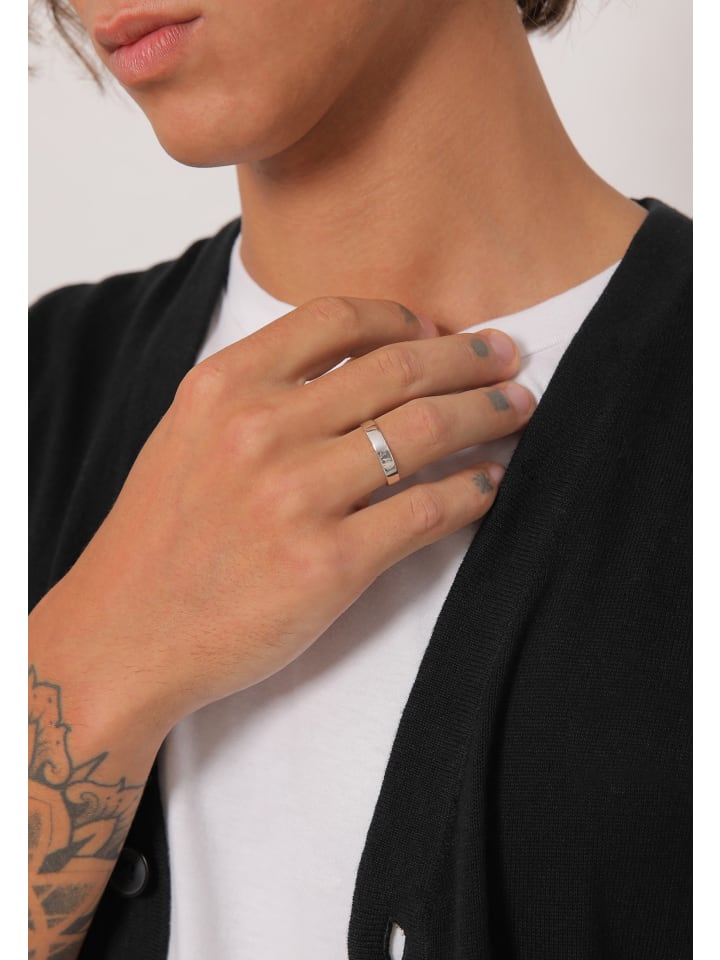 KUZZOI Ring 925 Sterling Silber in Silber günstig kaufen