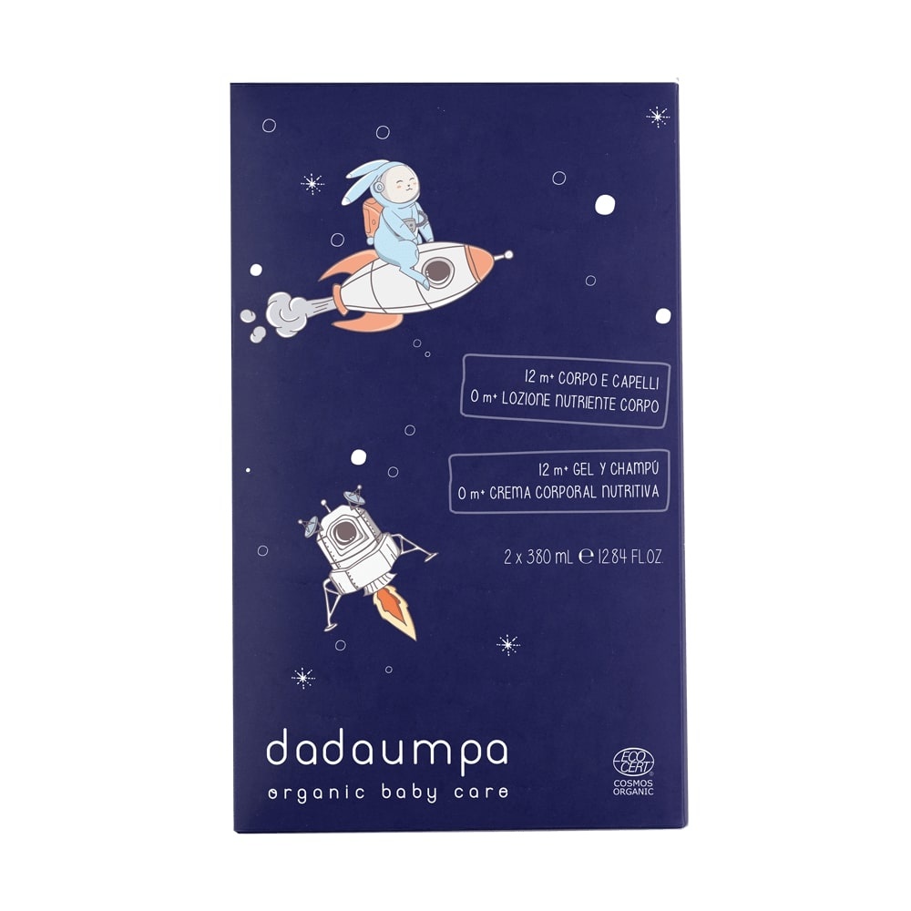dadaumpa COFFRET SOIN ET BAIN 12+ MOIS (2x 380ml),  DADAUMPA Soin coffret