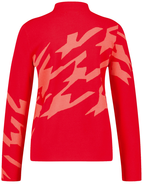 Pullover in Jacquard-Strick