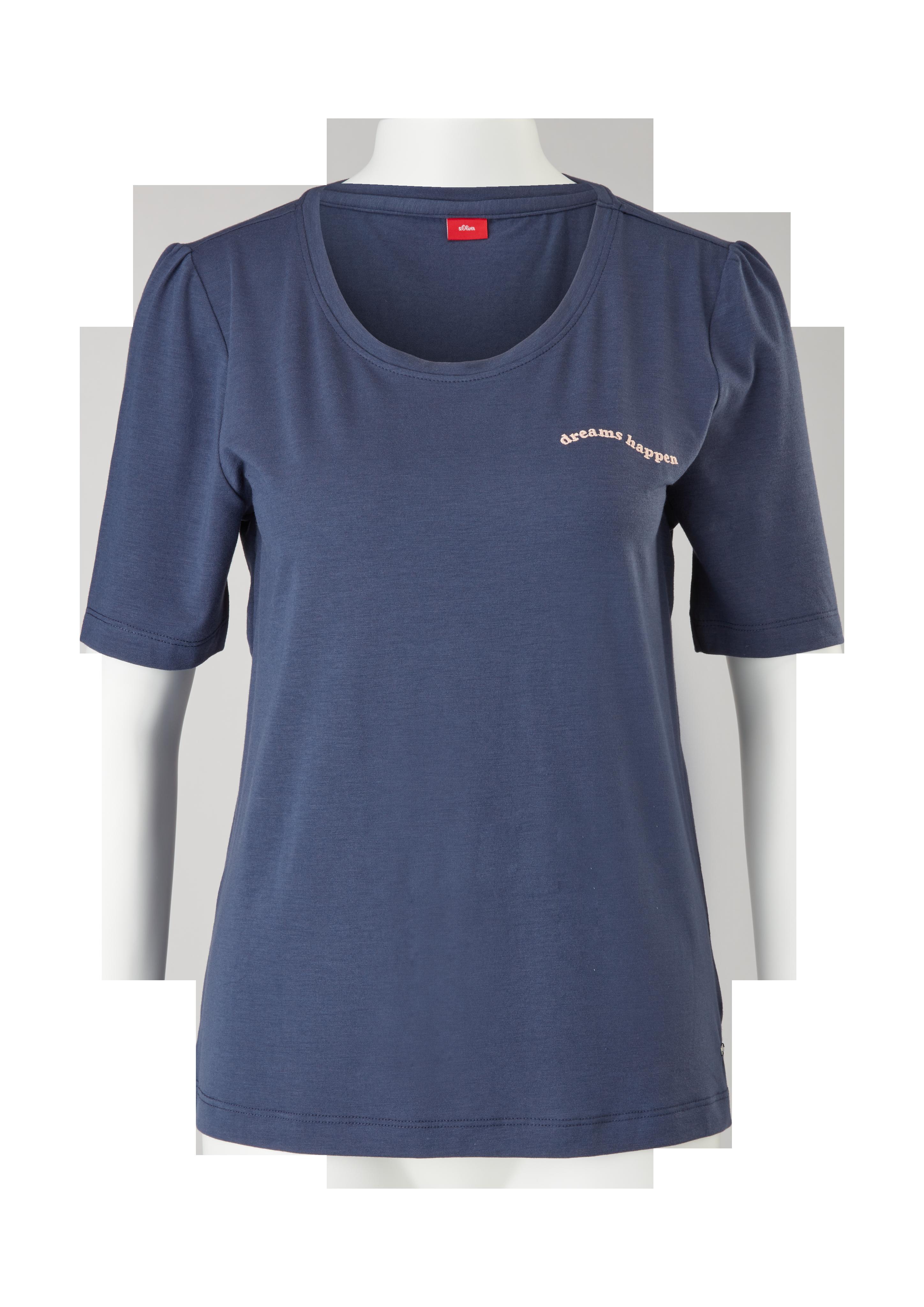 Pyjamashirt mit Stickerei  6006979-5865