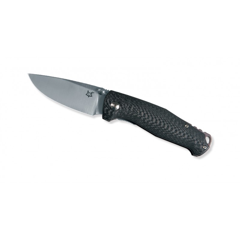 Fox FX-528 Messer, Militärmesser mit Kohlefasergriff Design J.Voxnaes
