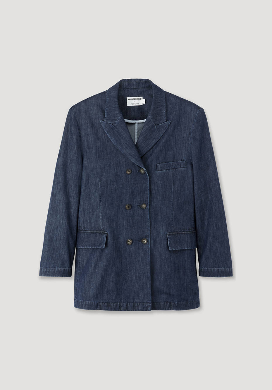 WUNDERKIND X HESSNATUR Denim-Blazer mit Kapok