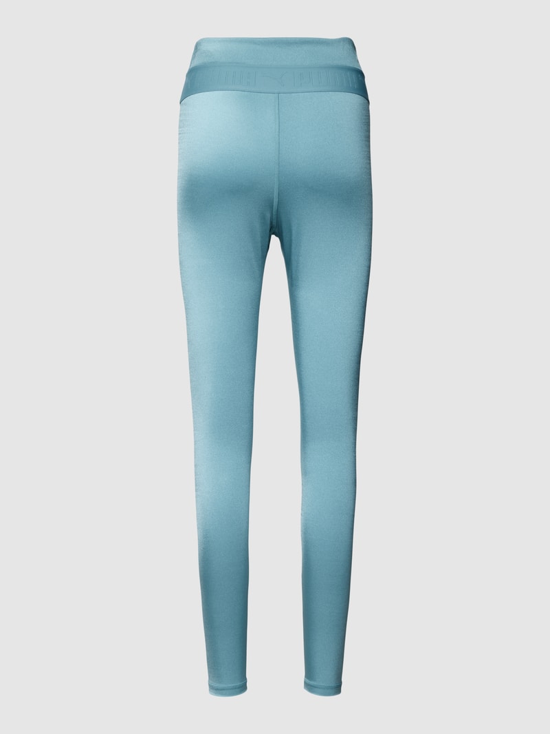 Leggings mit Logo-Print in mint