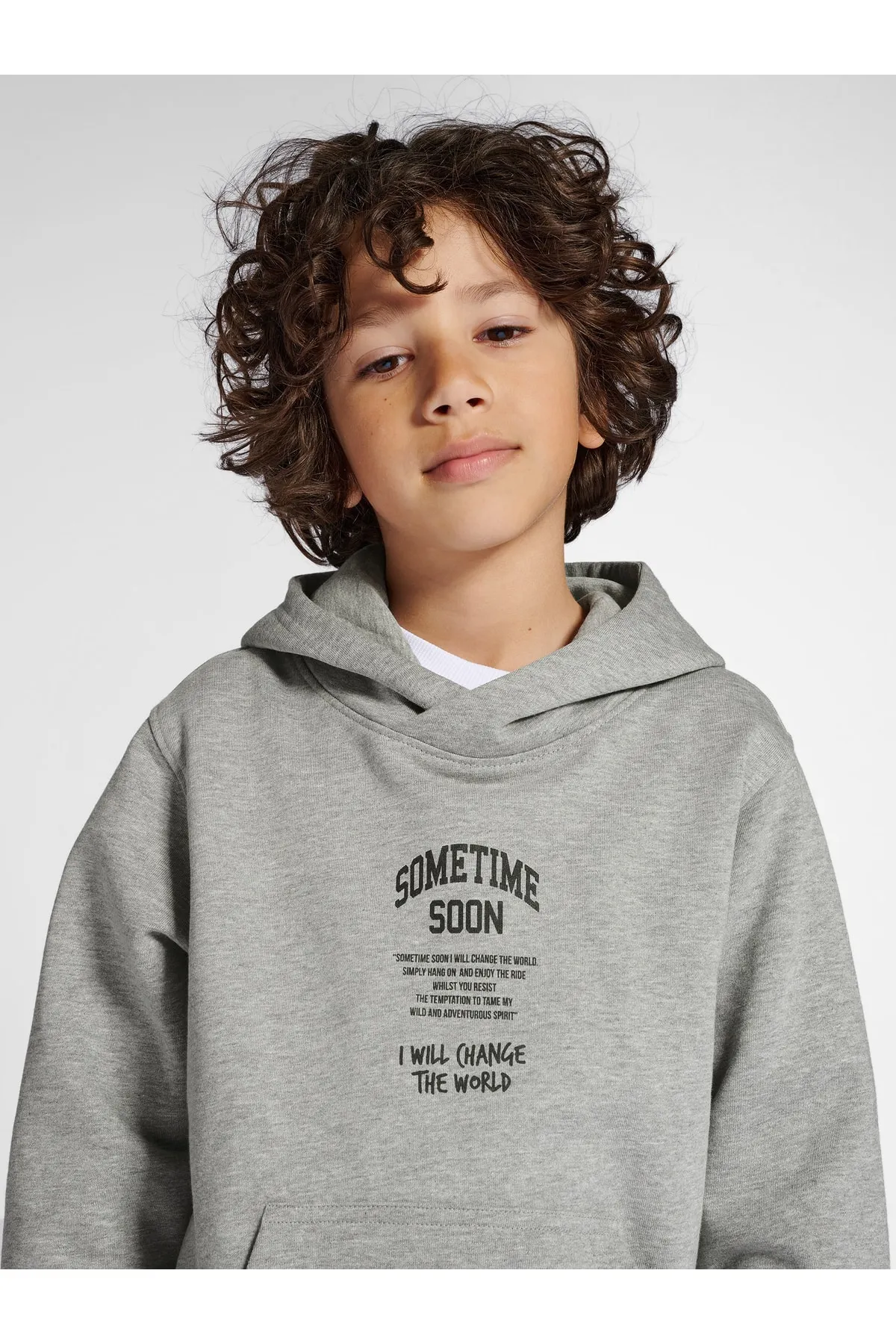 Sometime Soon  Sweatshirt - Grau - Regular Fit
