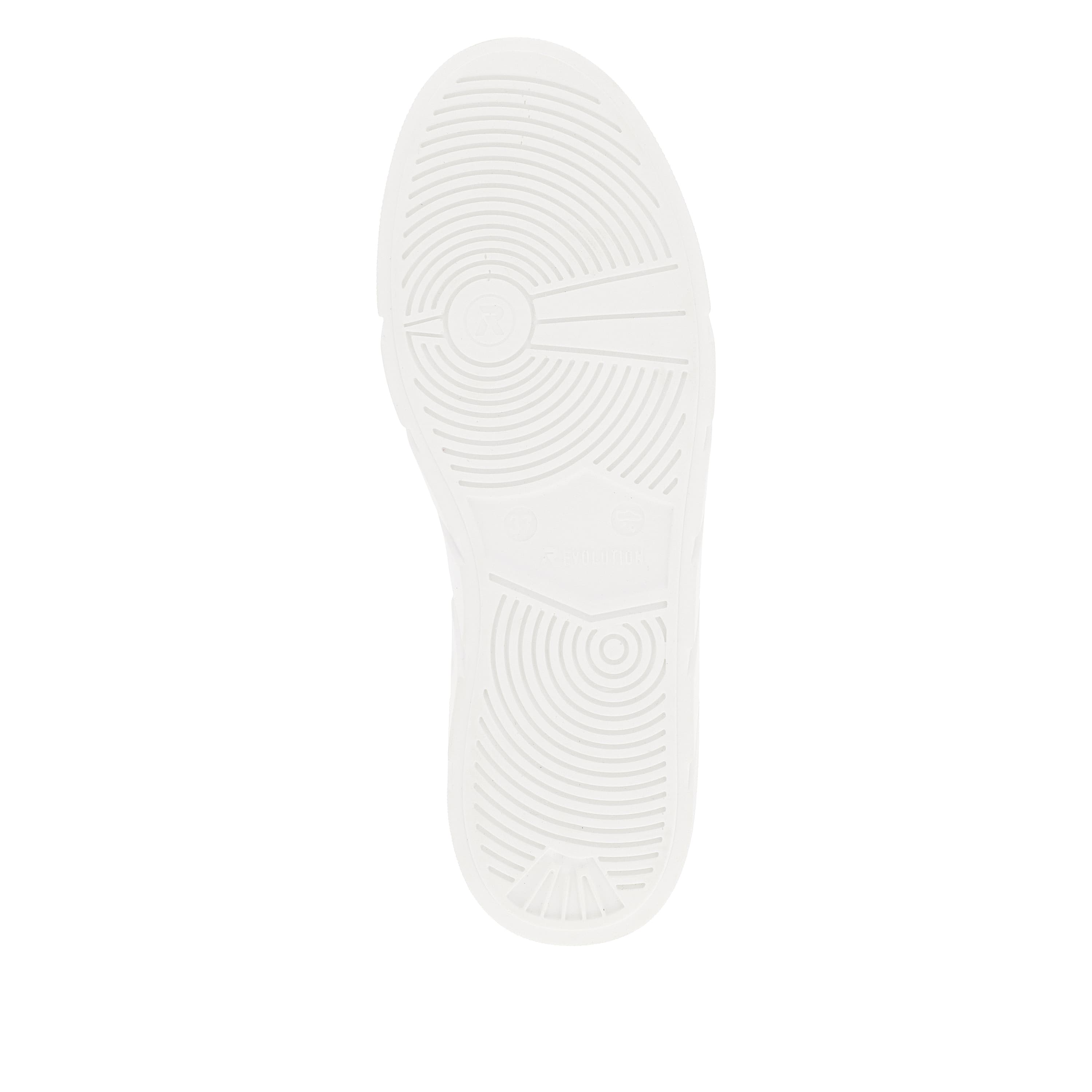 Rieker Damen Sneaker Low diamond-white champagne
