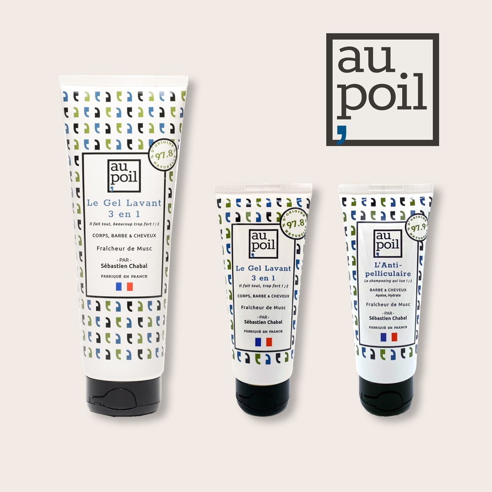au poil Shampooing Anti-pelliculaire soin cheveux et barbe  traitement anti-pelliculaire et anti-irritations