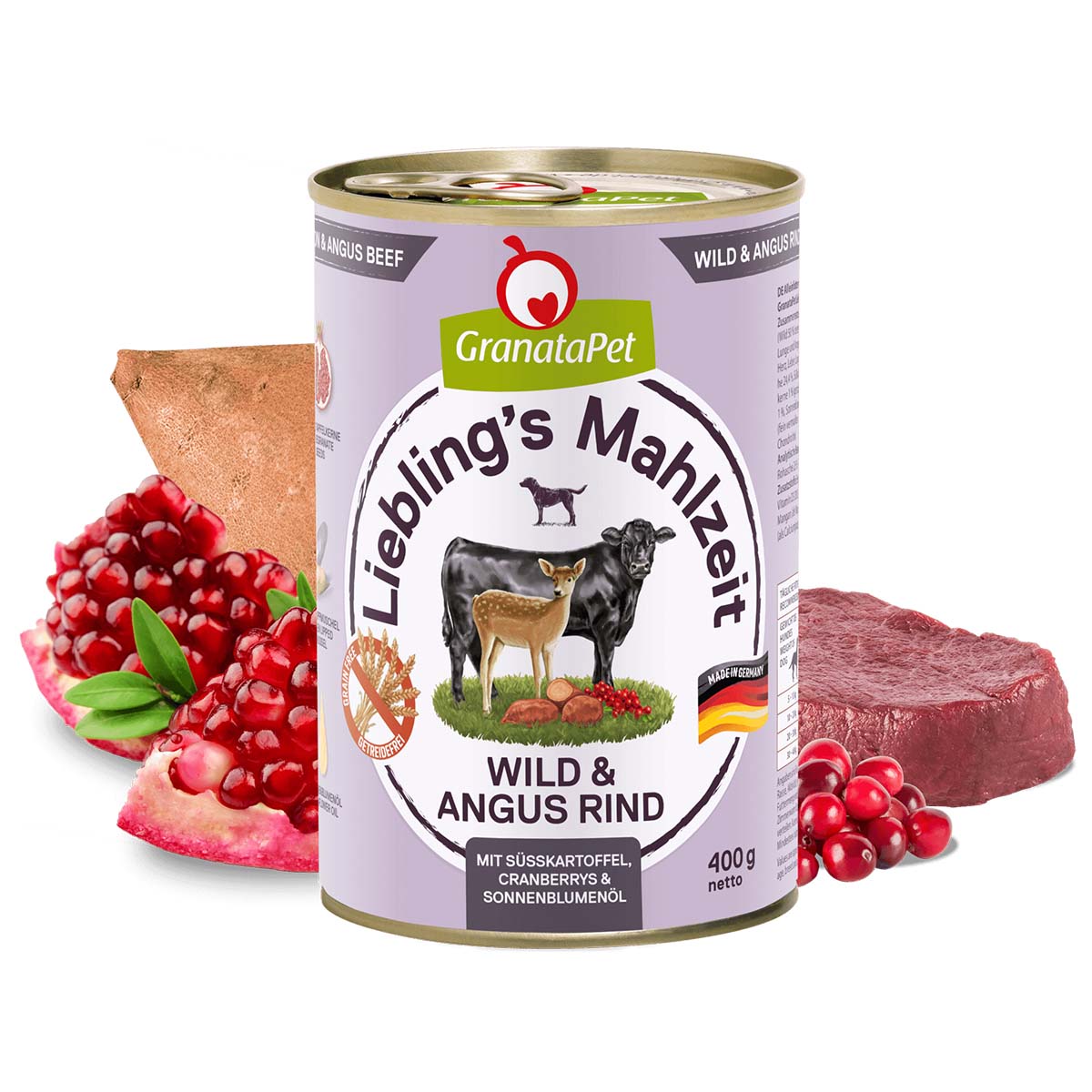 GranataPet Liebling's Mahlzeit Wild und Angus Rind bei ZooRoyal