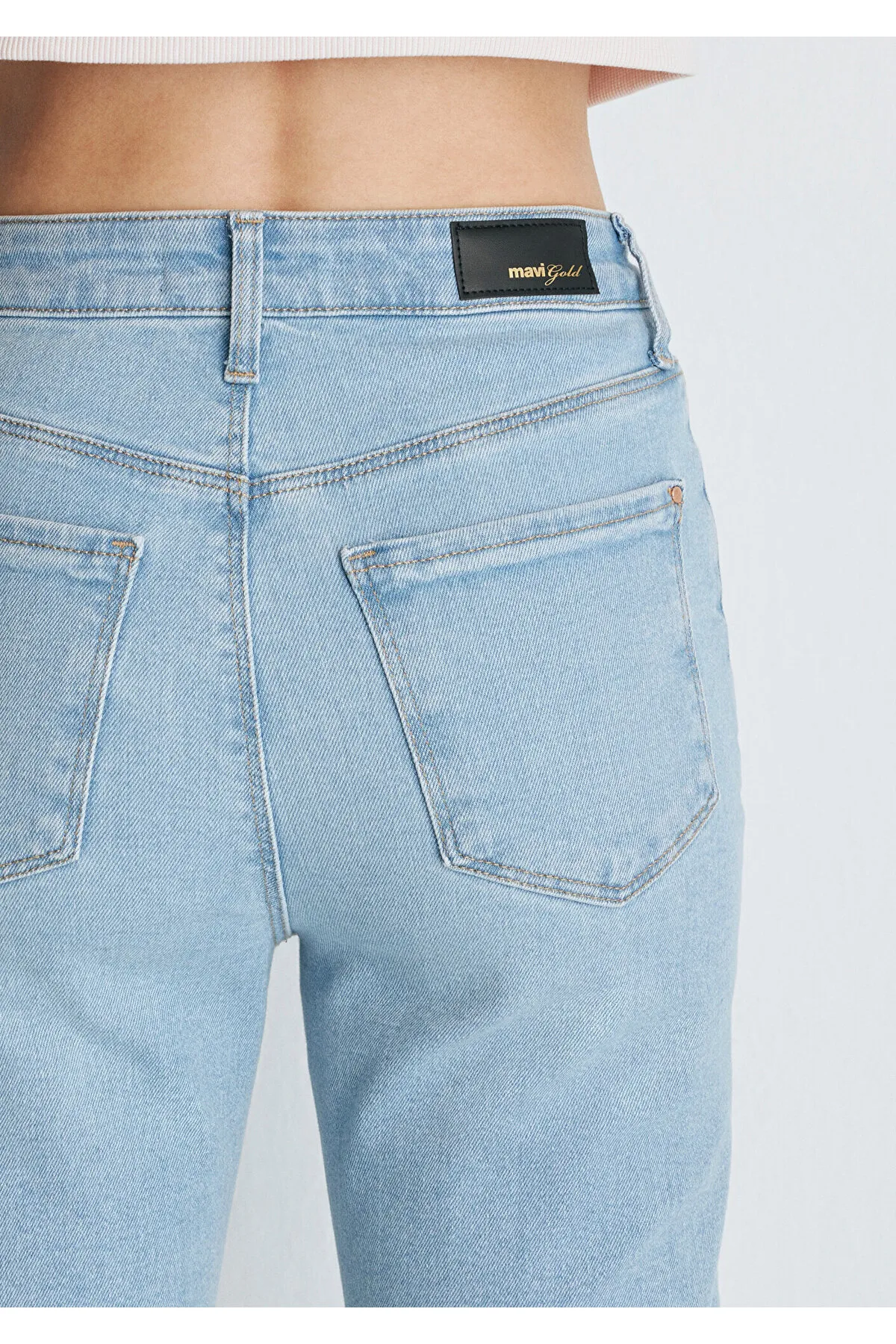Mavi  Star Gold Shape Shaded Light Jean-Hose 101077-84432