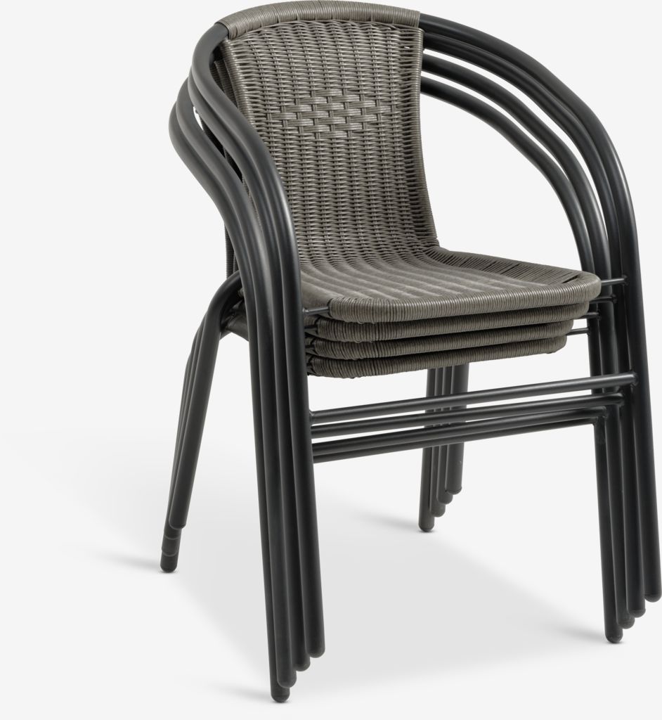 Chaise empilable GRENAA GRENAA noire