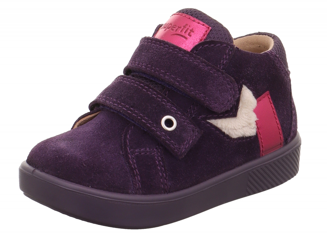 SUPIES - Lila/MetallicSneaker low mit Klettverschluss