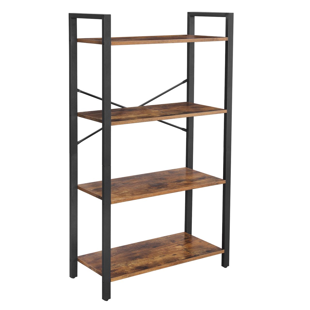 Vasagle Bücherregal, 4 Ablagen, 66 x 30 x 120 cm