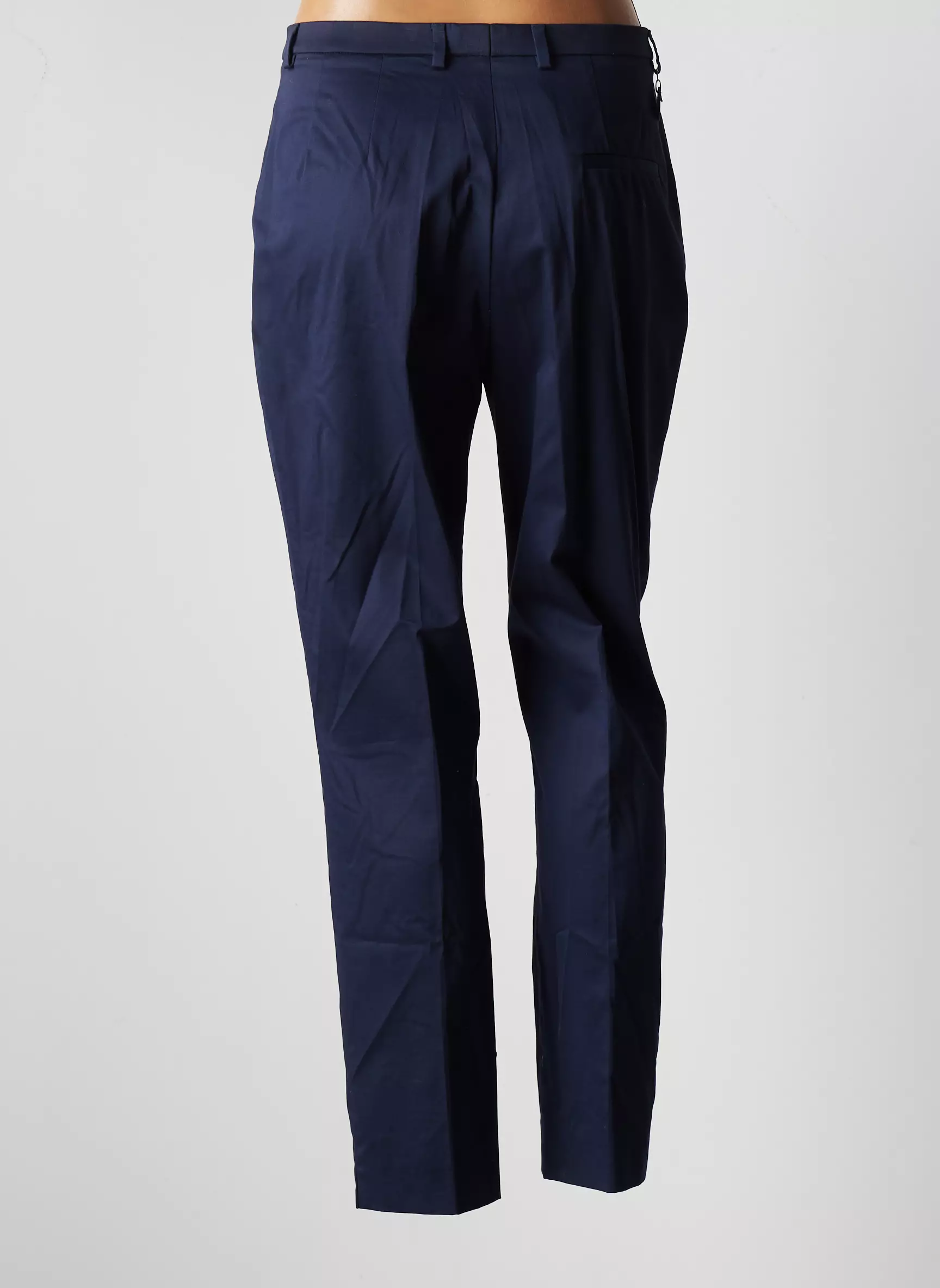 Bruno Saint Hilaire Pantalons Droits Femme couleur bleu