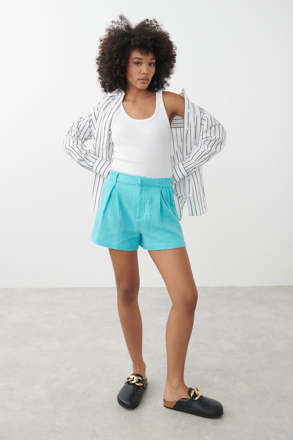 Lunia gauze shorts