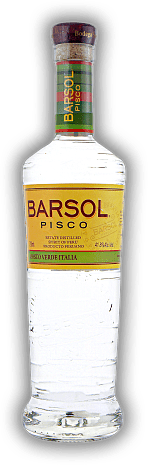 Barsol Pisco Mosto Verde Italia Barsol Pisco Mosto Verde Italia  0,7	 Liter - Vol 41,8%