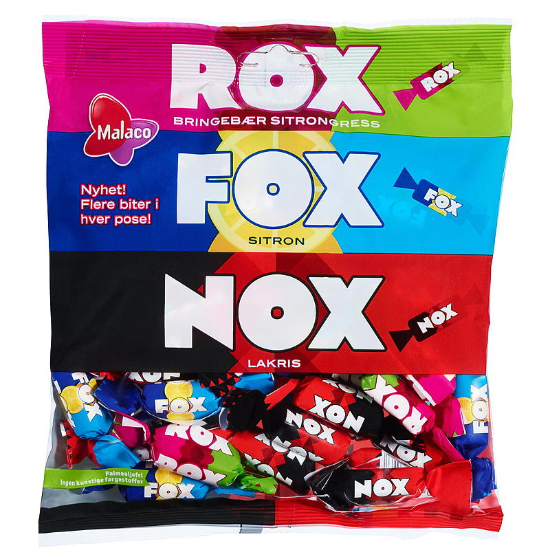 Cloetta Fox/Nox/Rox 200 g Malaco