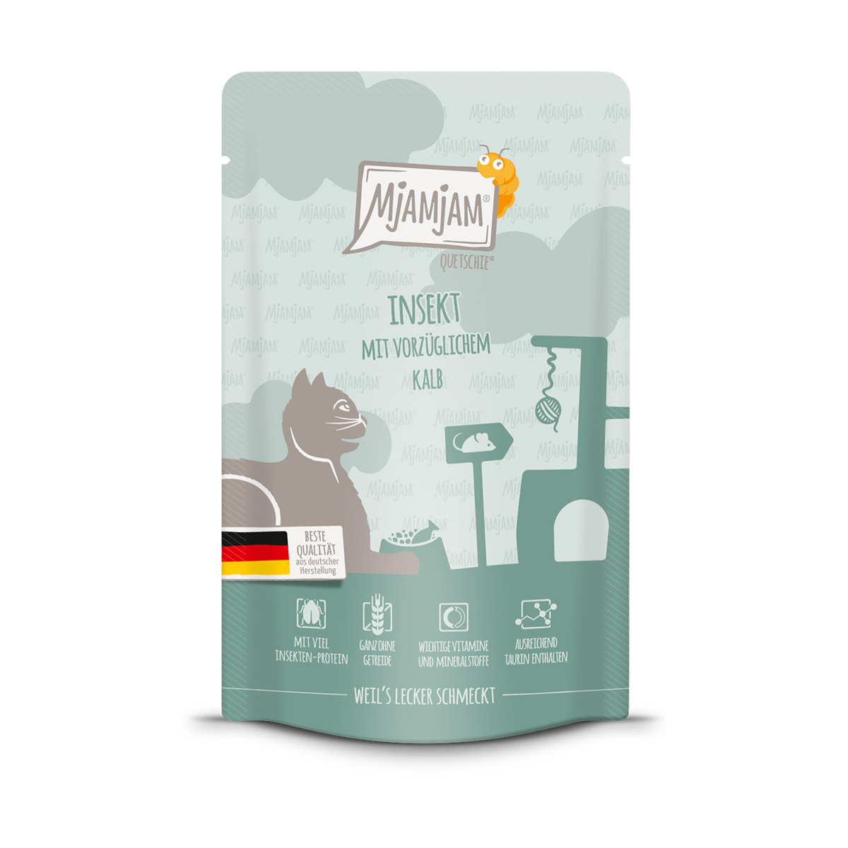 MjAMjAM -Quetschie- Insekt mit vorzüglichem Kalb bei ZooRoyal