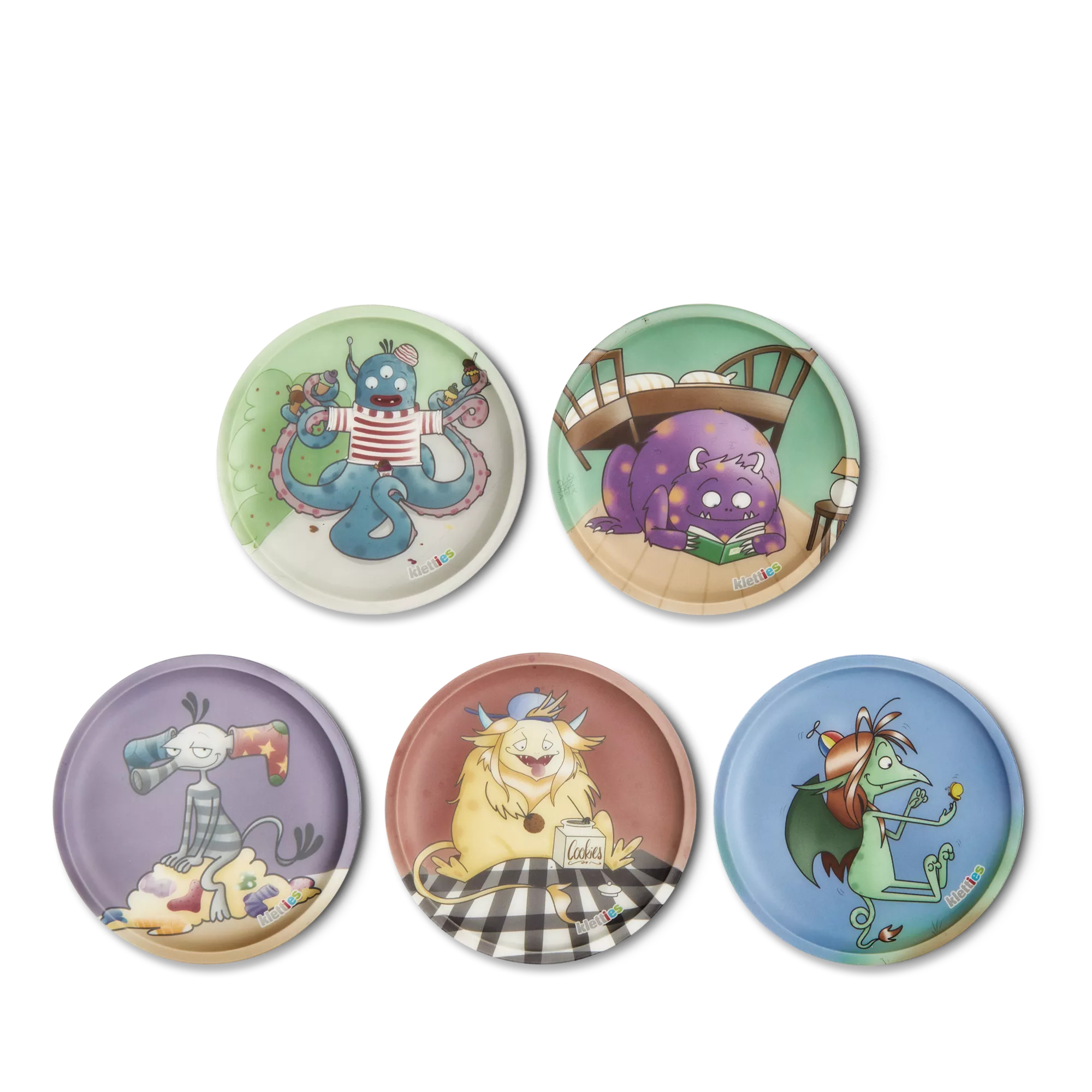 ergobag Klettie-Set Monsterfreunde