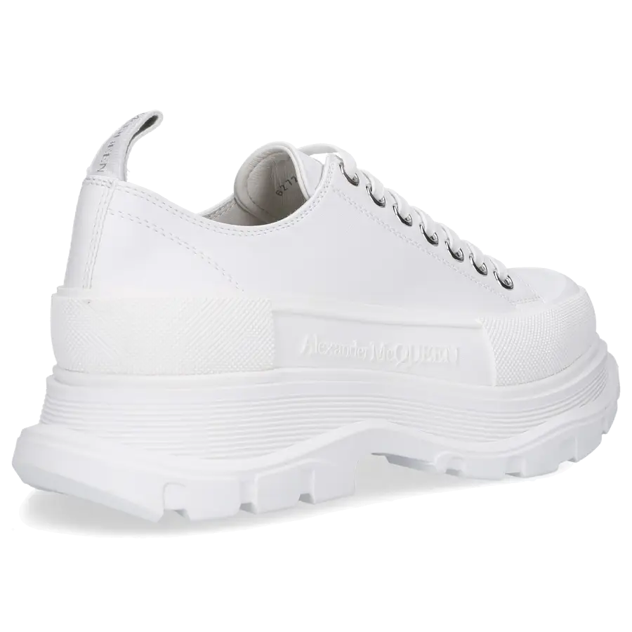 Alexander McQueen - Sneaker low DECK PLIMSOLL Kalbsleder - weiß