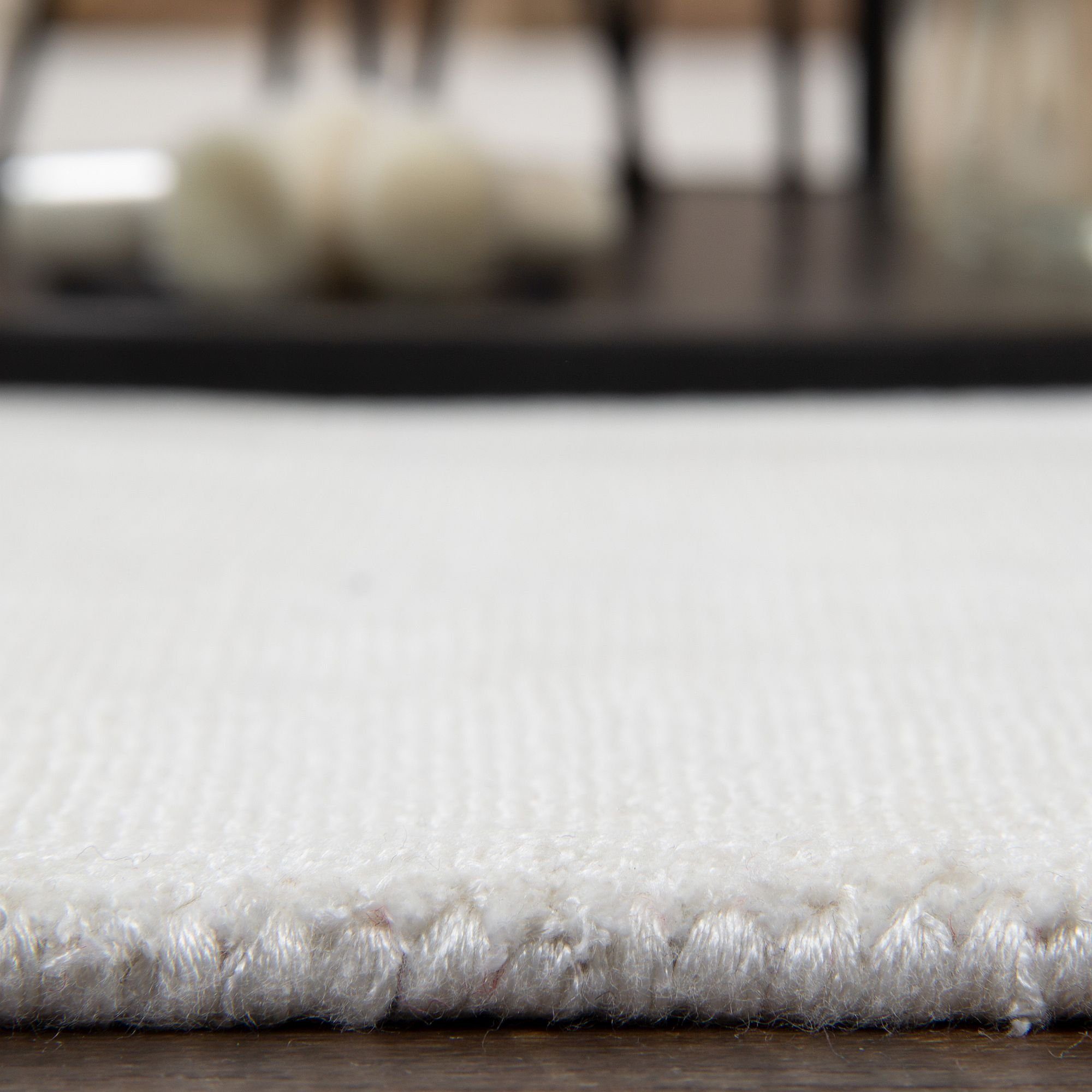 Designteppich NOBEL Teppich Wohnzimmer Seidenglanz luxuriös Viskose moderner weich, Consilio Concept