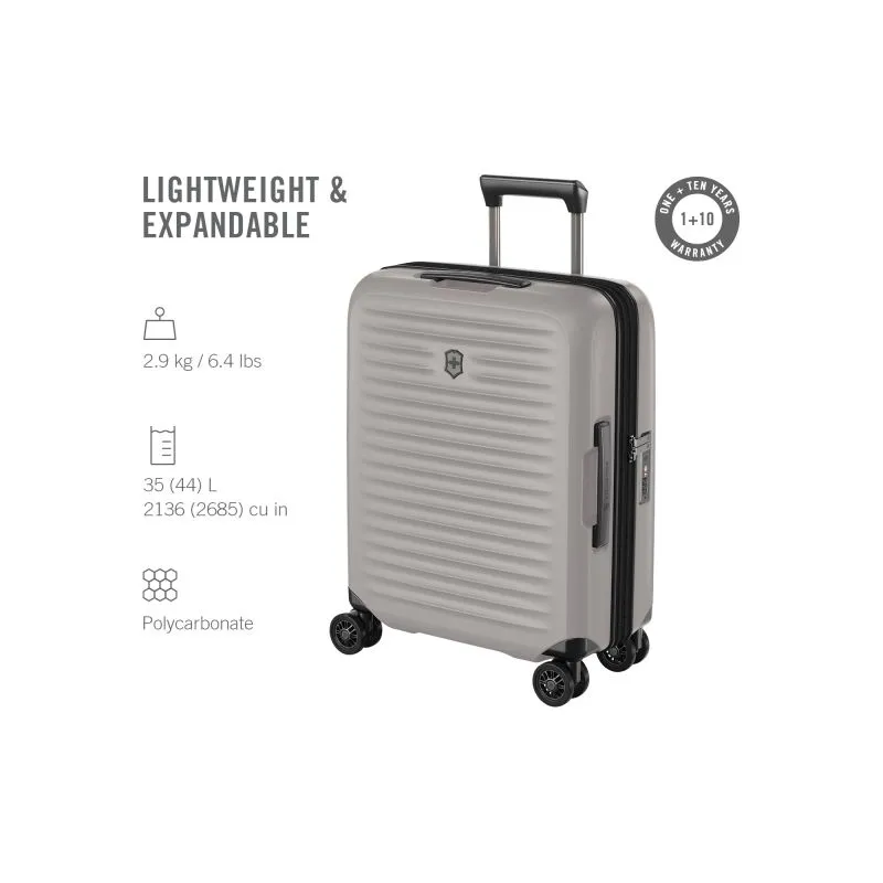 Victorinox Airox Advanced Global Carry-On Erweiterbar (55 cm) - Stone White