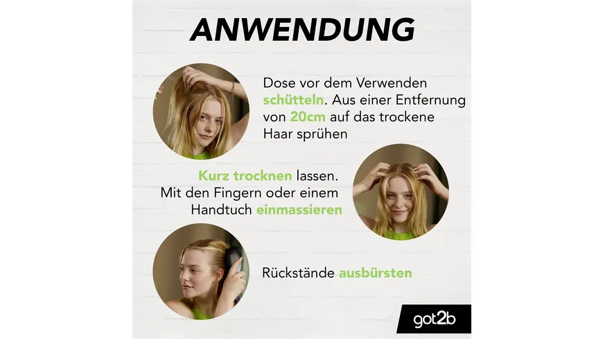 GOT2B Trockenshampoo Trocken Wäsche Extra Frisch 200 ml