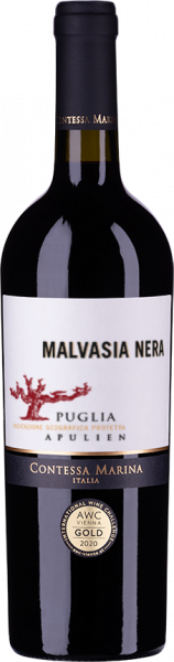 Contessa Marina Malvasia Nera Puglia IGP Contessa Marina Italien  halbtrocken - 6er Karton