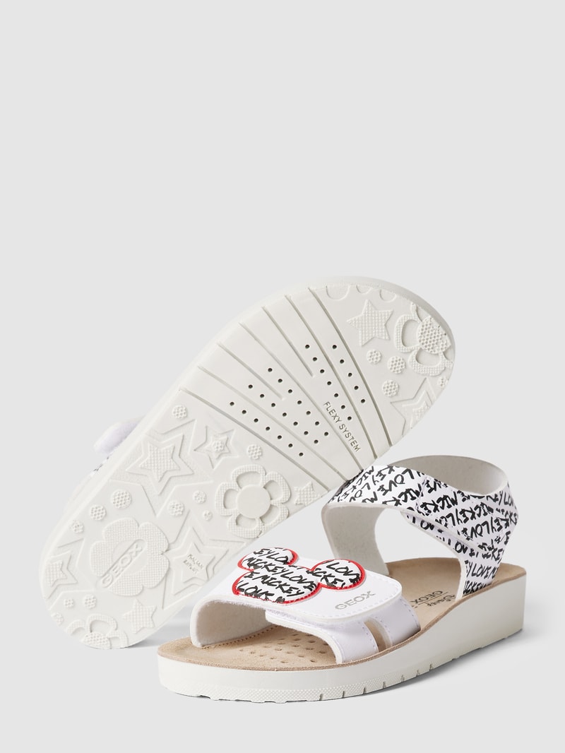 Sandalen mit DS®-Details in weiß